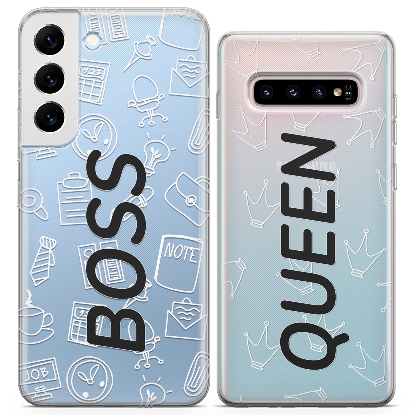 Cavka iPhone Couple Cases Boss and Queen