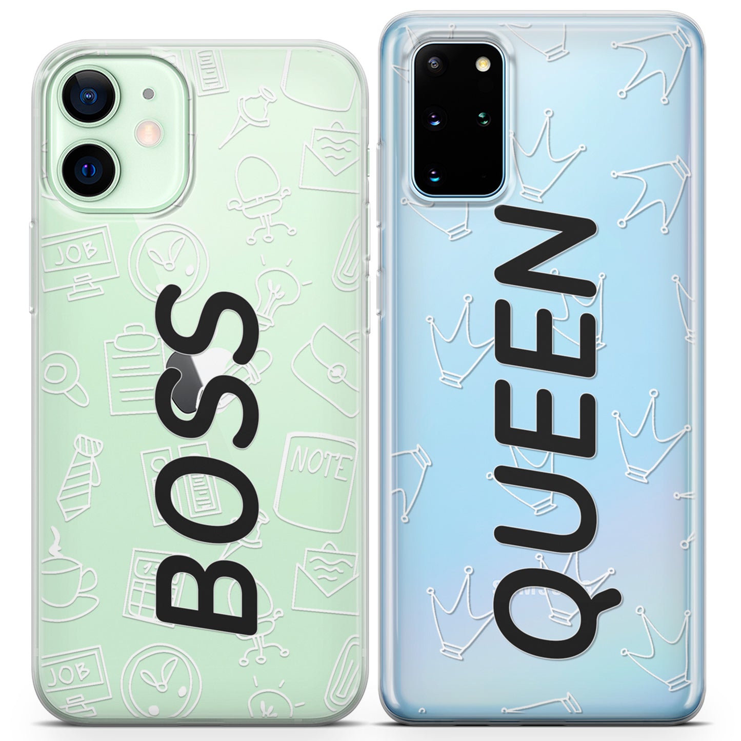 Cavka iPhone Couple Cases Boss and Queen