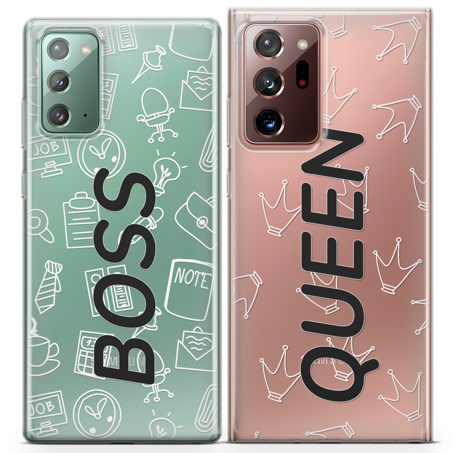 Cavka iPhone Couple Cases Boss and Queen