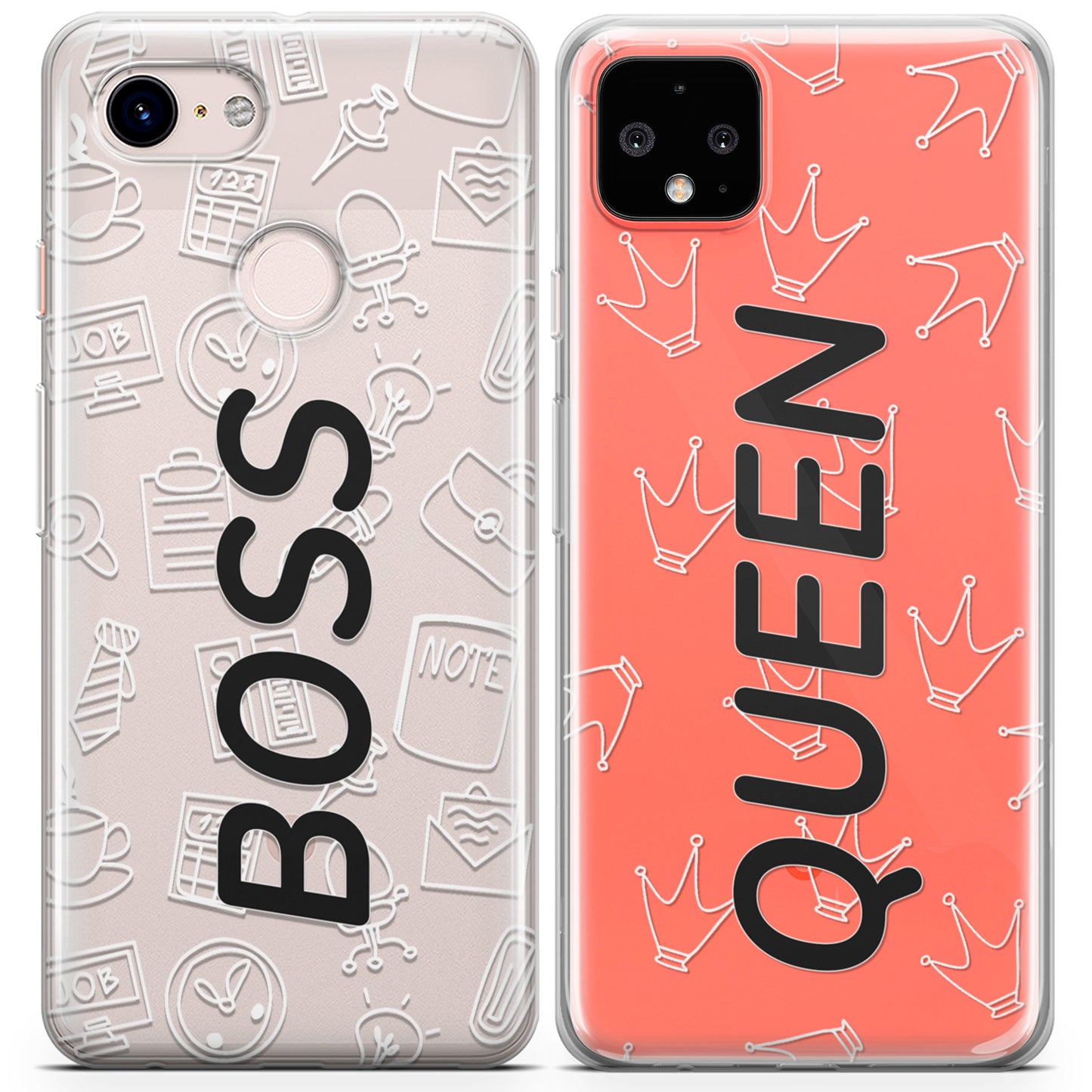 Cavka iPhone Couple Cases Boss and Queen