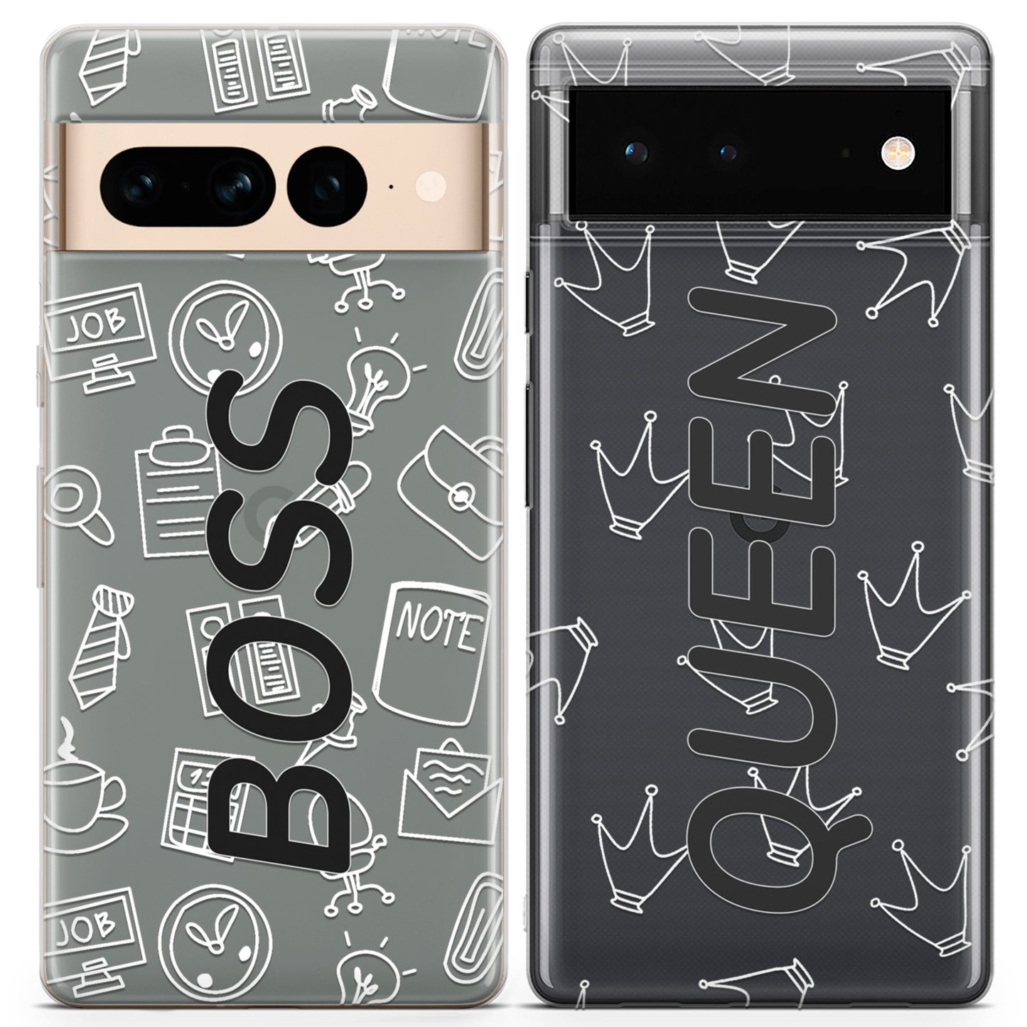 Cavka iPhone Couple Cases Boss and Queen