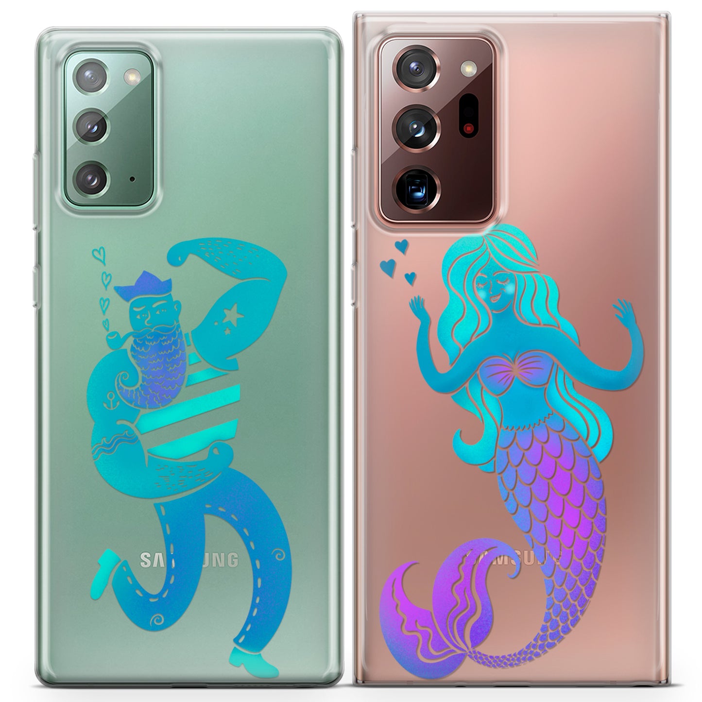 Cavka iPhone Couple Cases Sailor and Mermaid