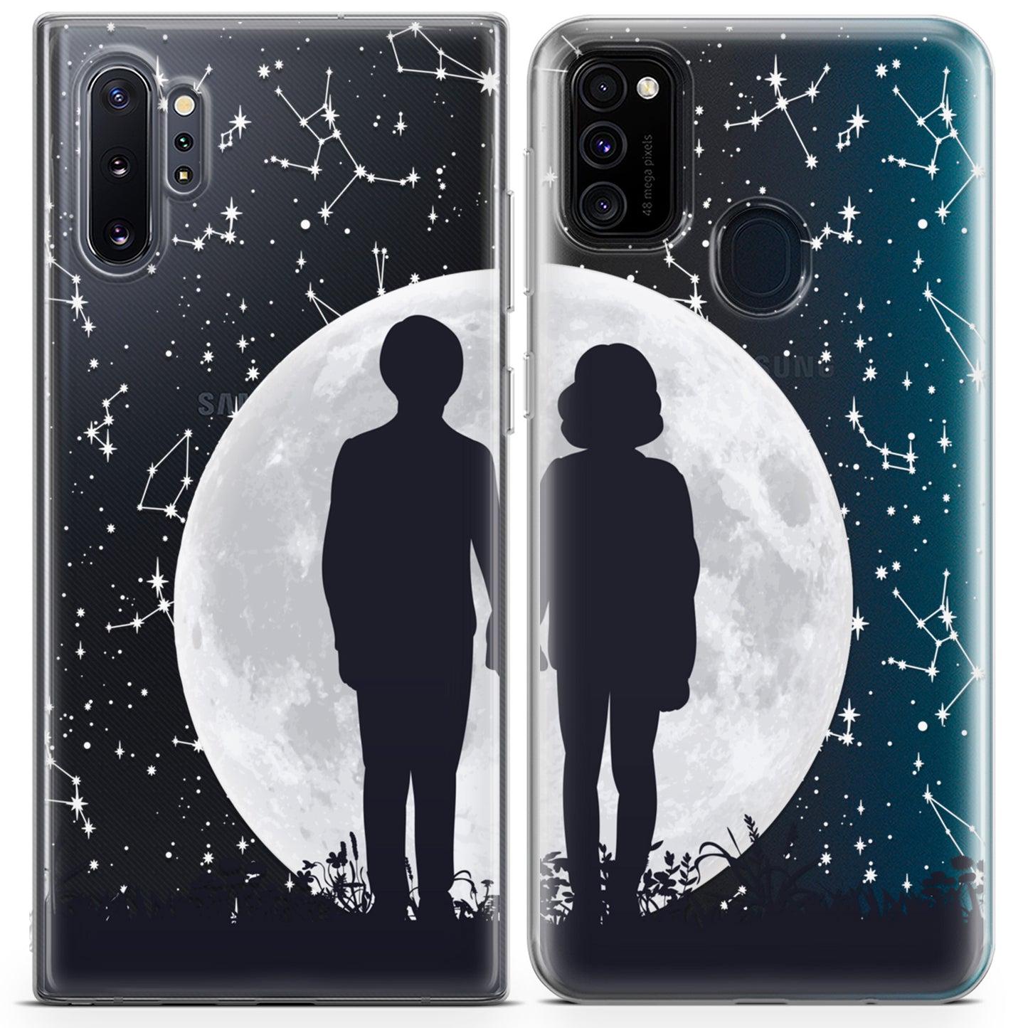 Cavka iPhone Couple Cases Moon Love Pair