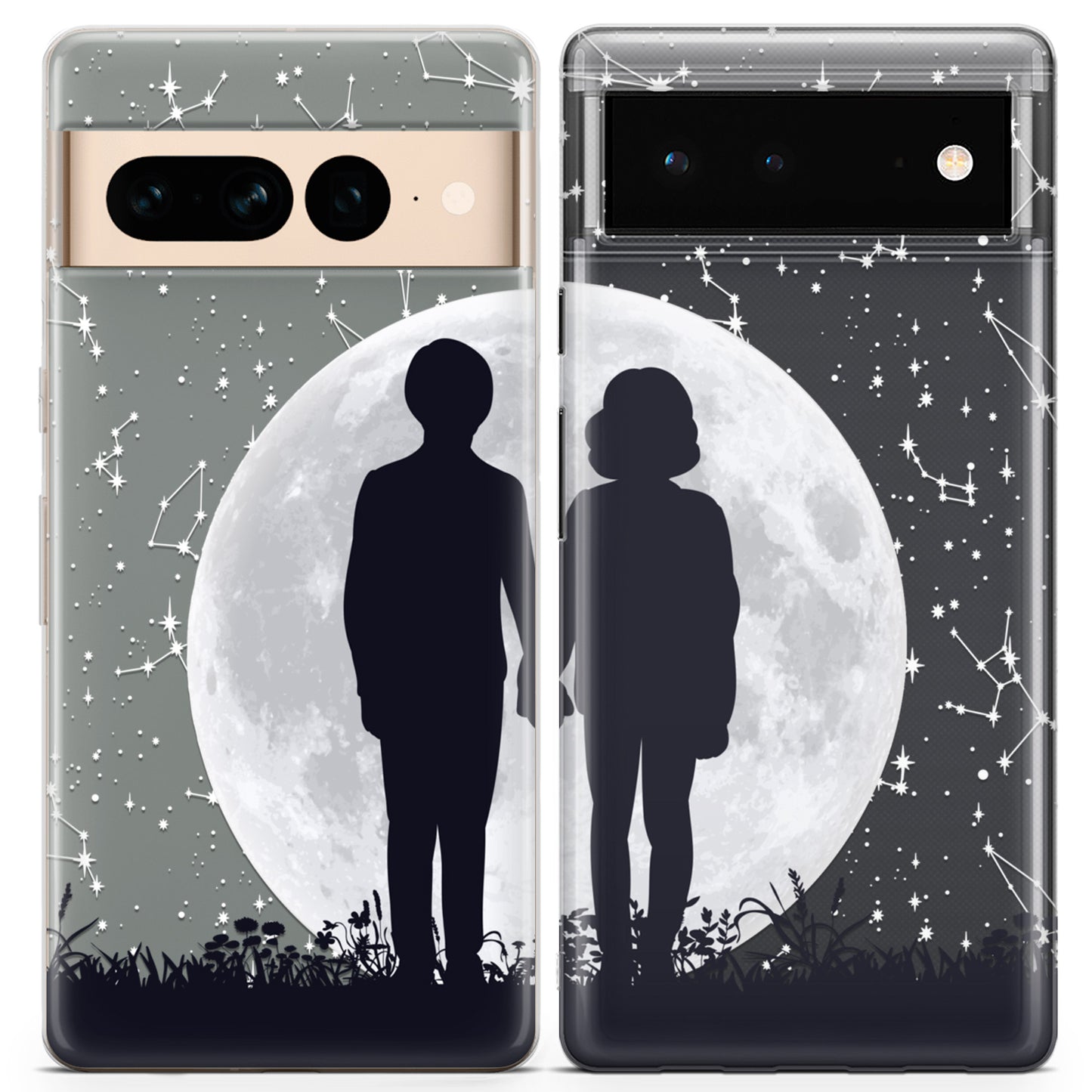 Cavka iPhone Couple Cases Moon Love Pair