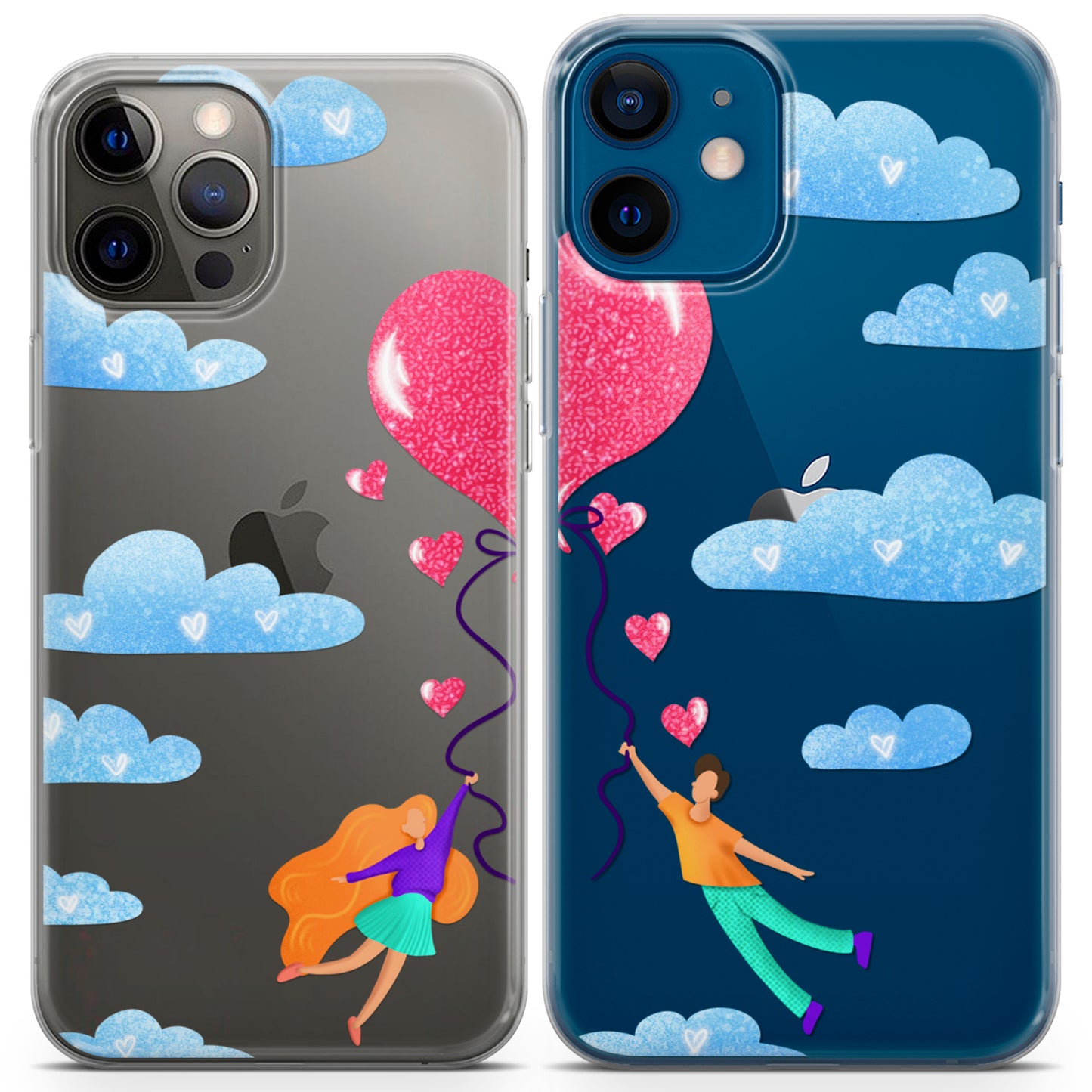 Cavka iPhone Couple Cases Love Balloon