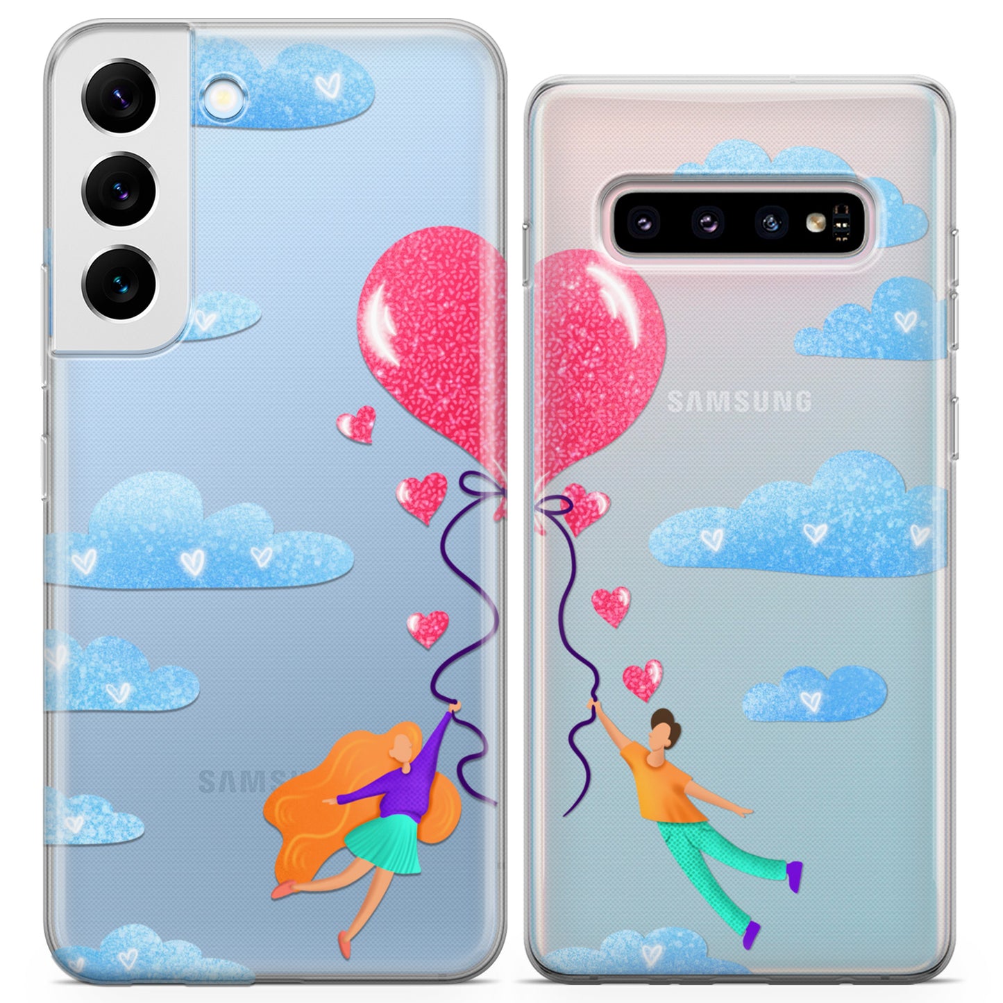 Cavka iPhone Couple Cases Love Balloon