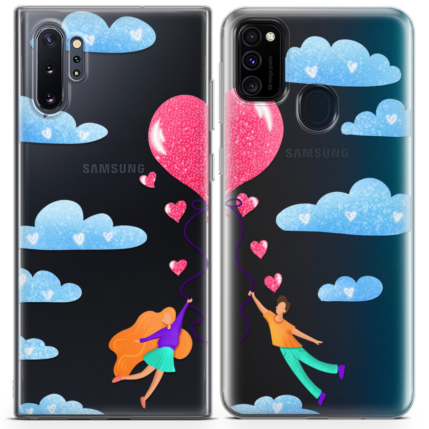 Cavka iPhone Couple Cases Love Balloon