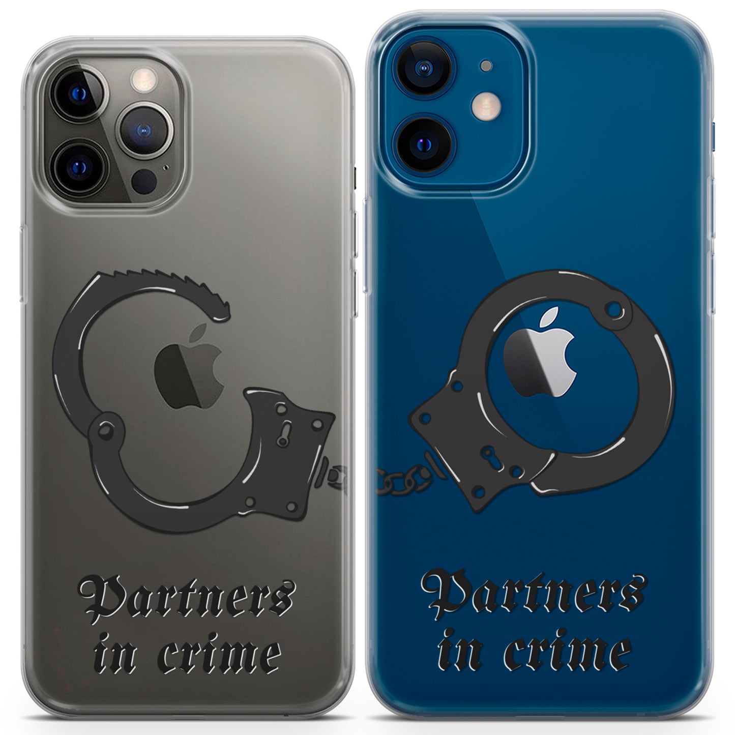 Cavka iPhone Couple Cases Funny Partners in Crime