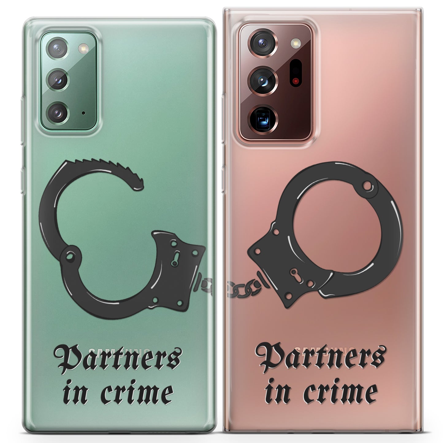 Cavka iPhone Couple Cases Funny Partners in Crime