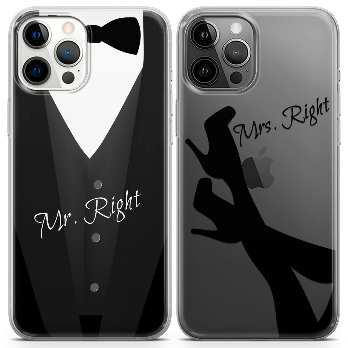 Cavka iPhone Couple Cases Mr. Right & Mrs. Right