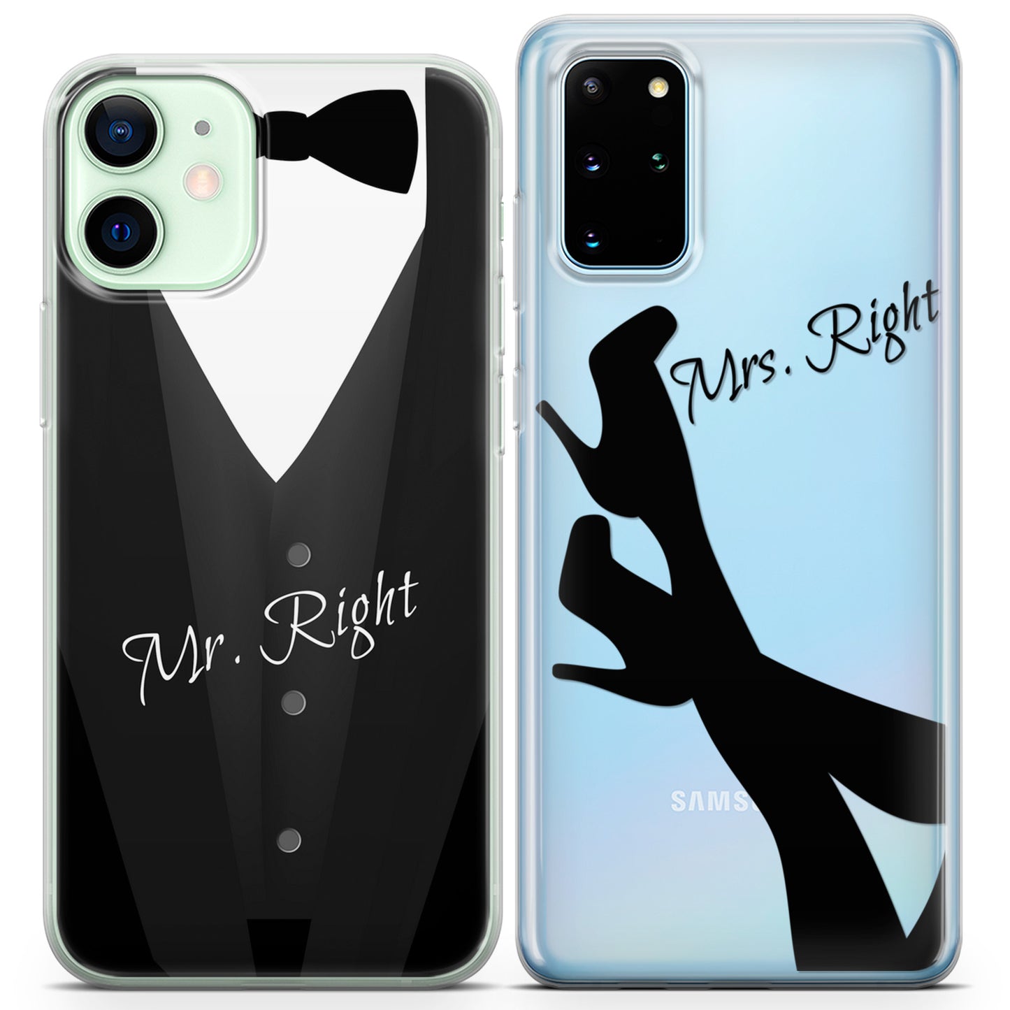 Cavka iPhone Couple Cases Mr. Right & Mrs. Right