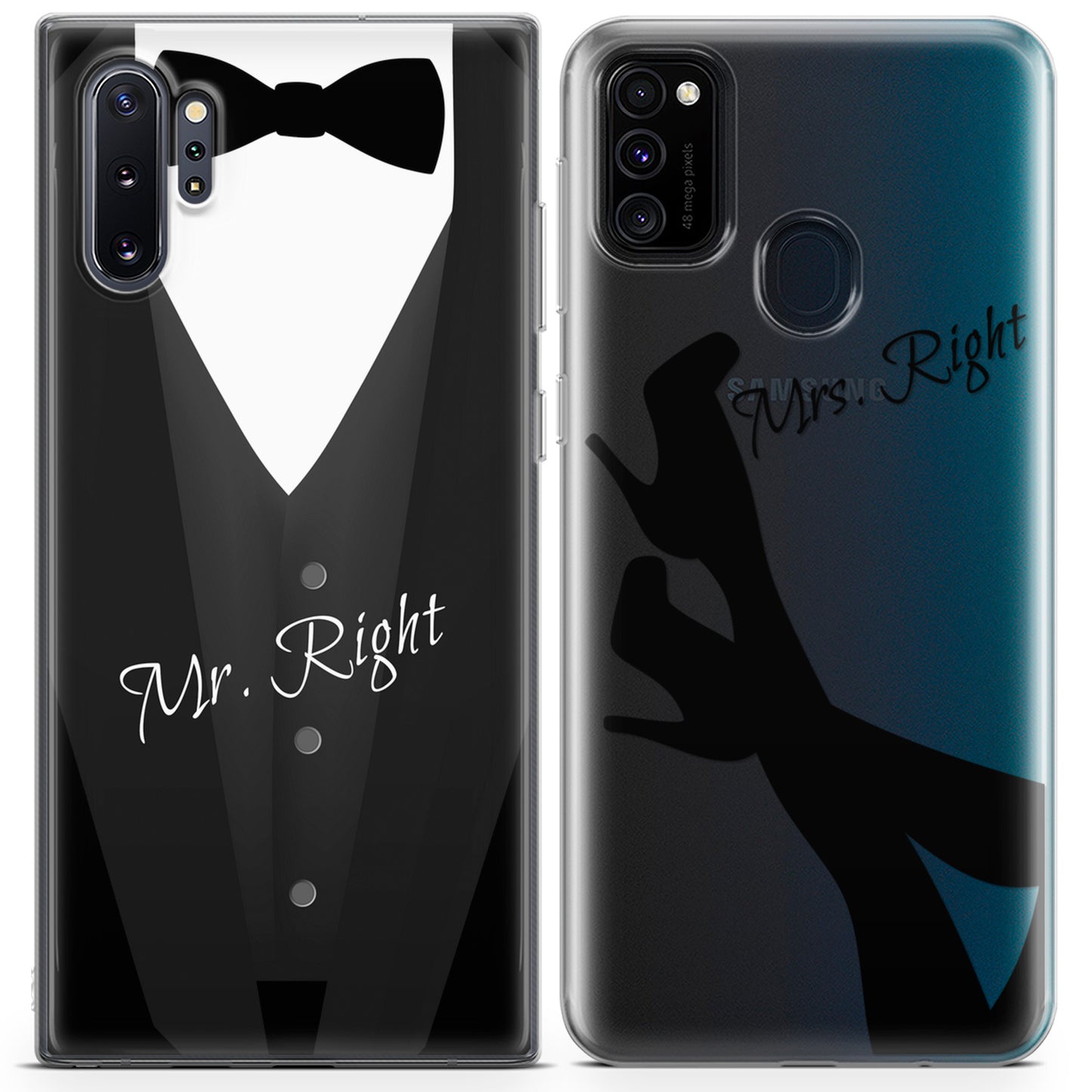 Cavka iPhone Couple Cases Mr. Right & Mrs. Right