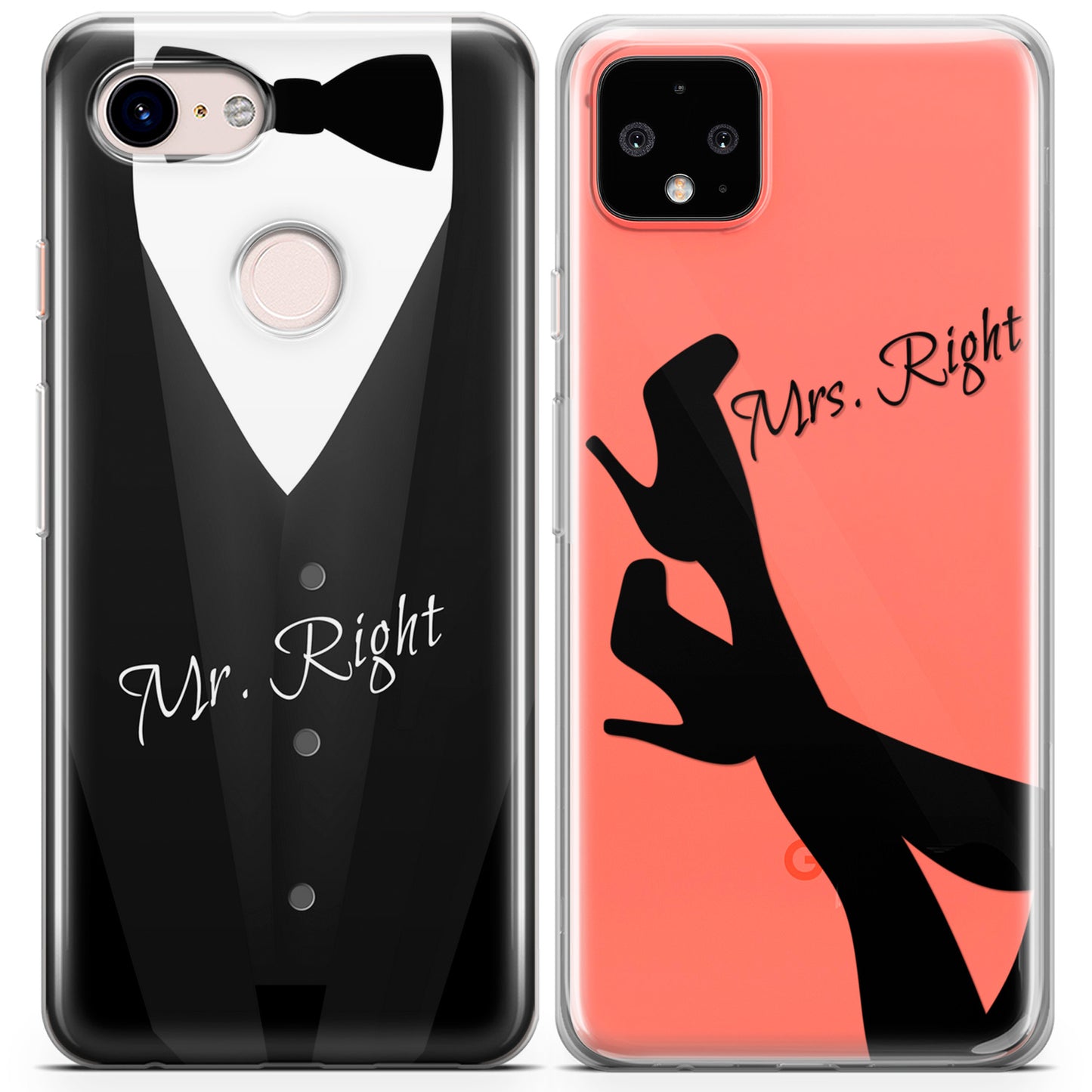 Cavka iPhone Couple Cases Mr. Right & Mrs. Right