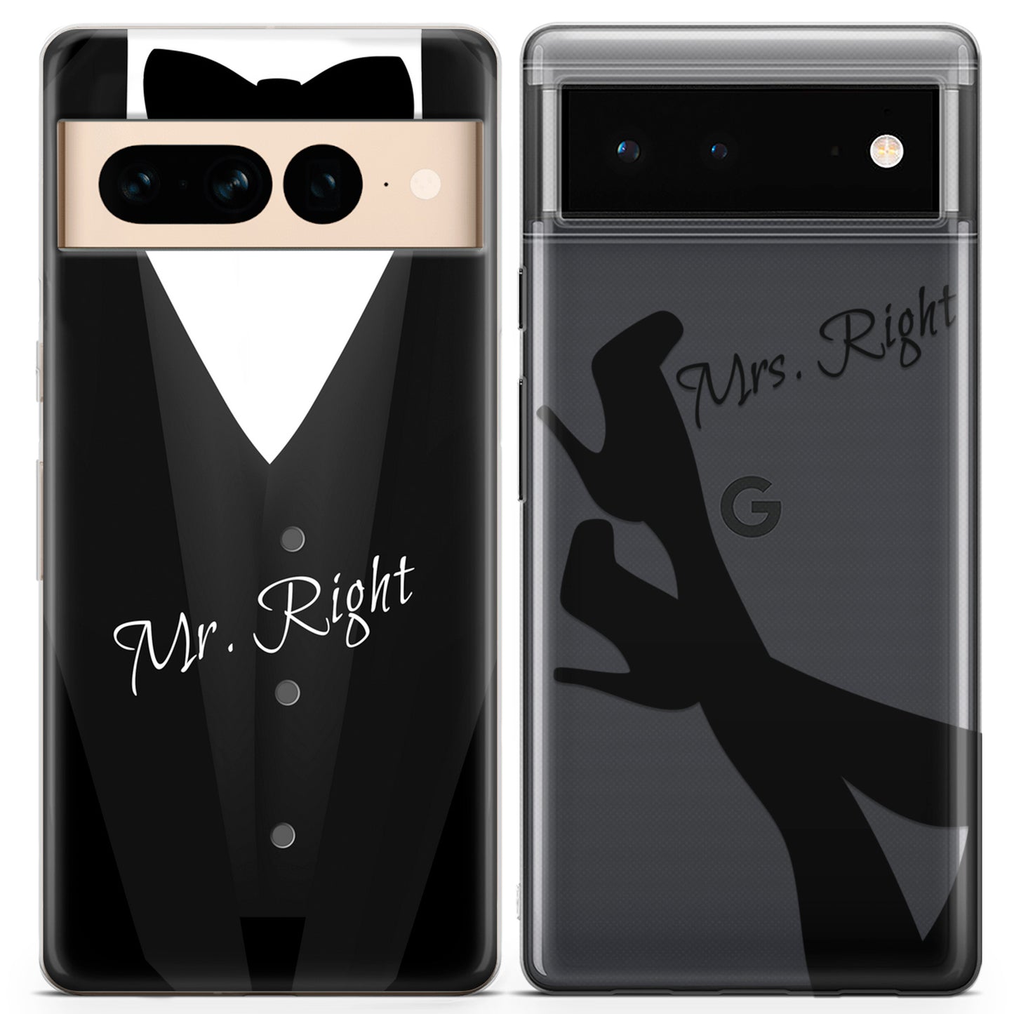 Cavka iPhone Couple Cases Mr. Right & Mrs. Right