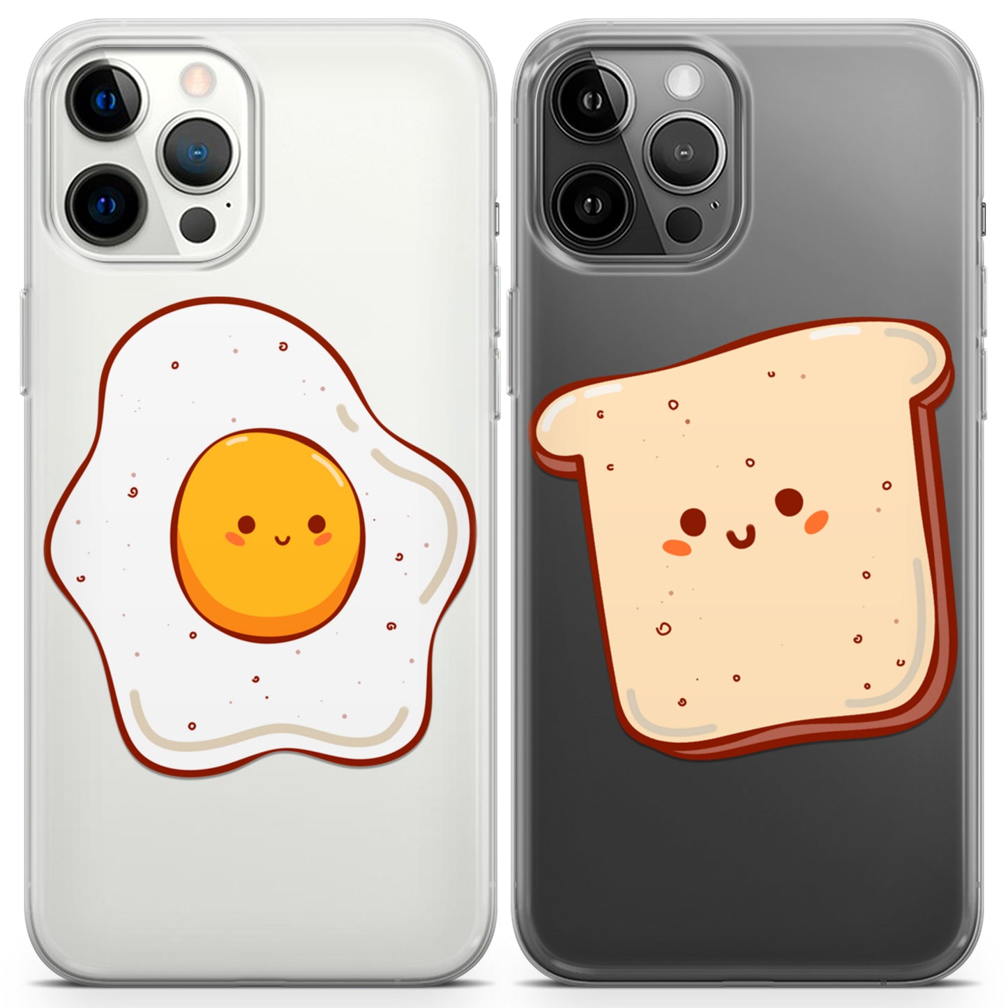 Cavka iPhone Couple Cases Egg and Toast