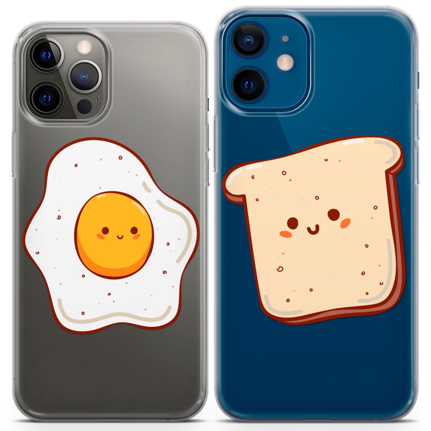 Cavka iPhone Couple Cases Egg and Toast