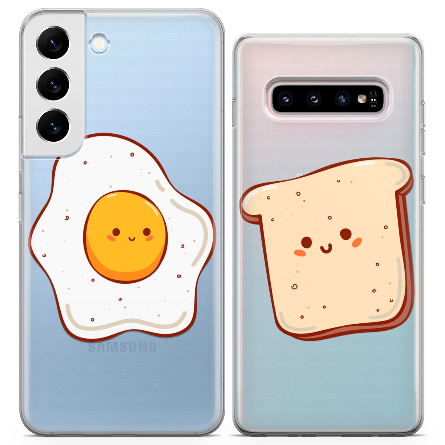 Cavka iPhone Couple Cases Egg and Toast