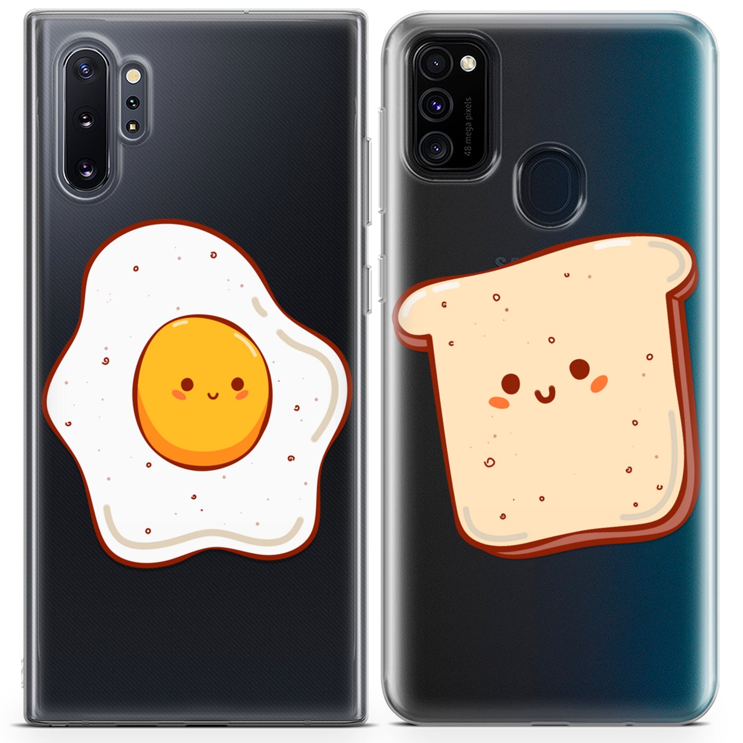 Cavka iPhone Couple Cases Egg and Toast