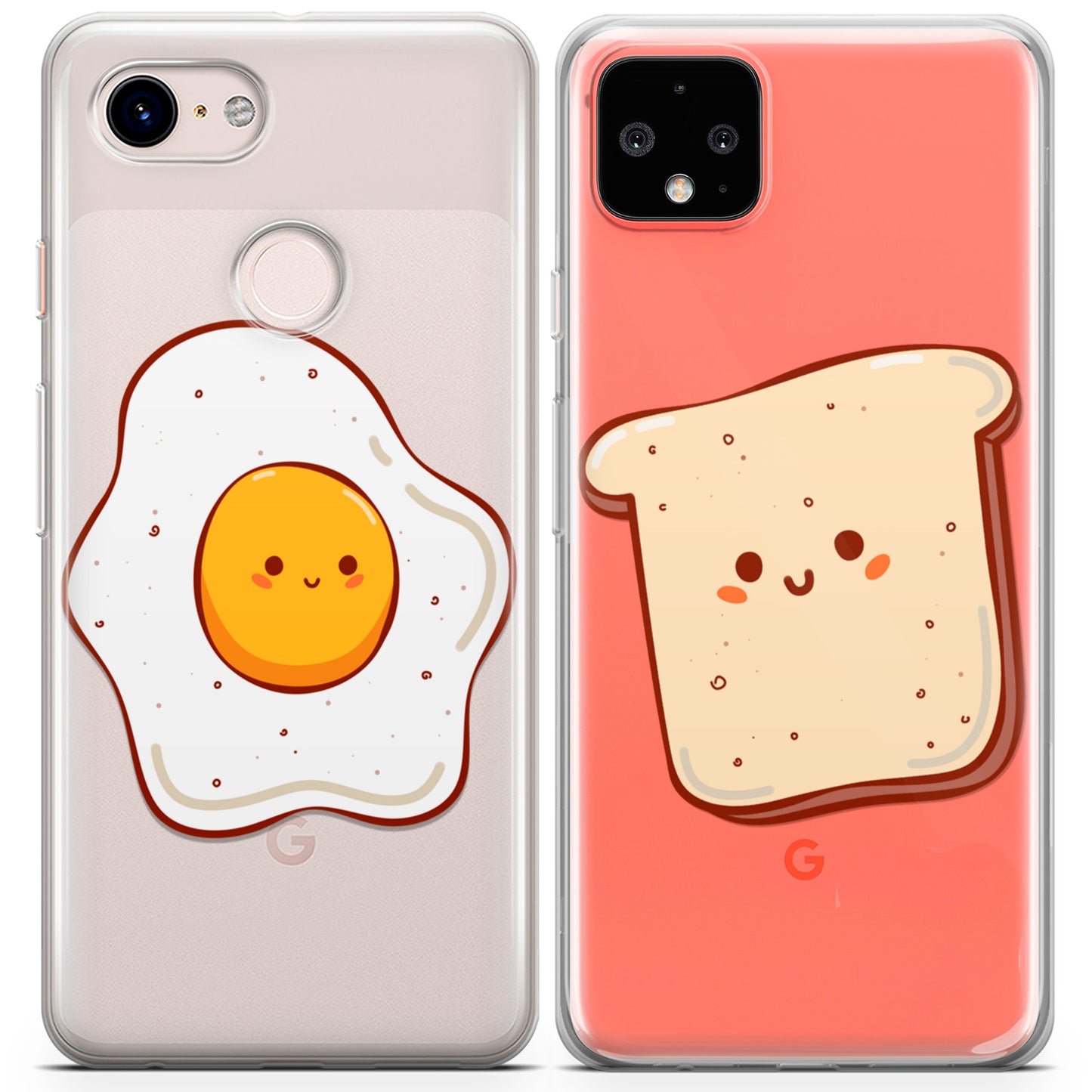 Cavka iPhone Couple Cases Egg and Toast