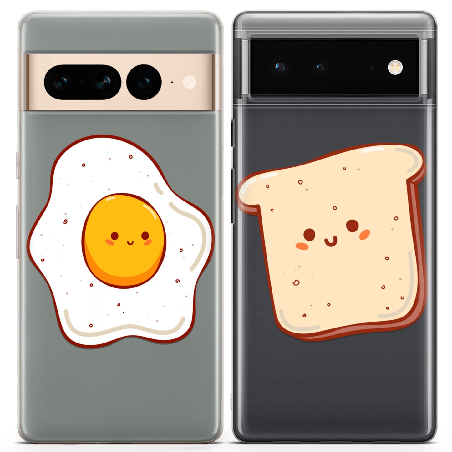 Cavka iPhone Couple Cases Egg and Toast