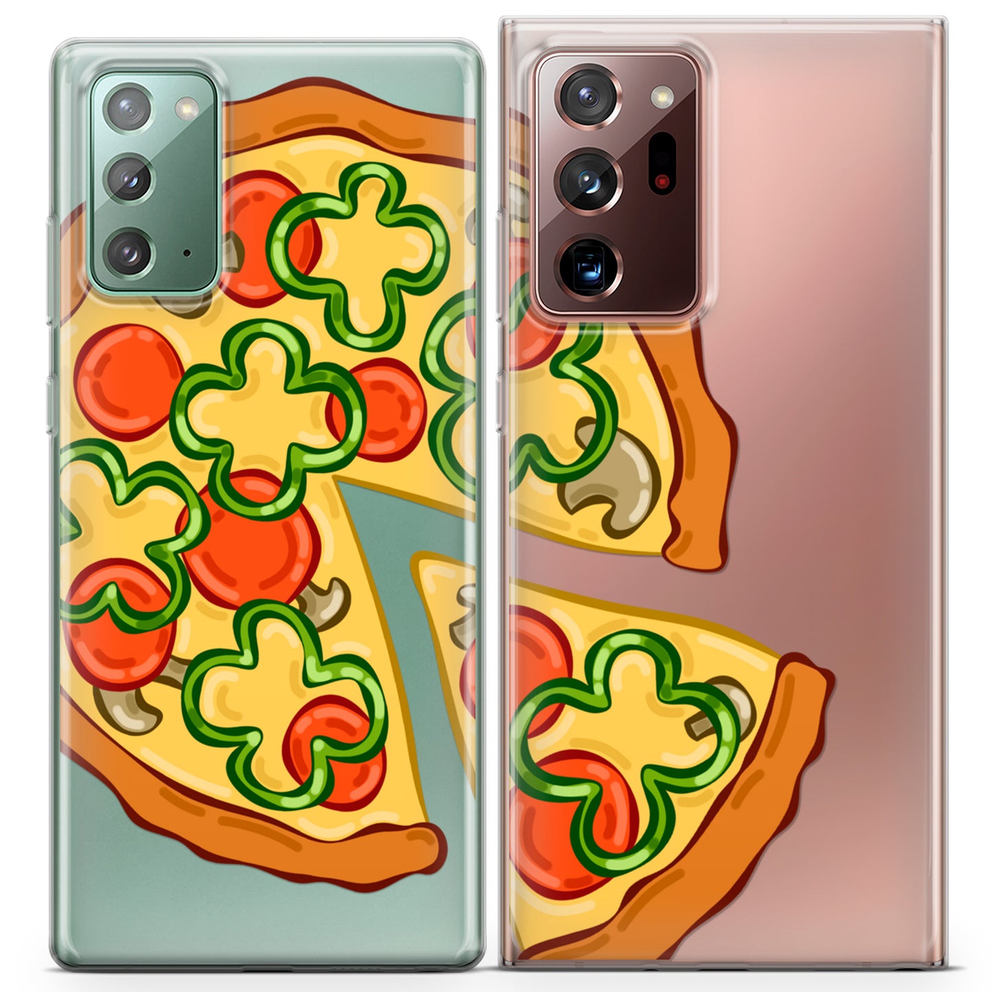 Cavka iPhone Couple Cases Cute Pizza Slices