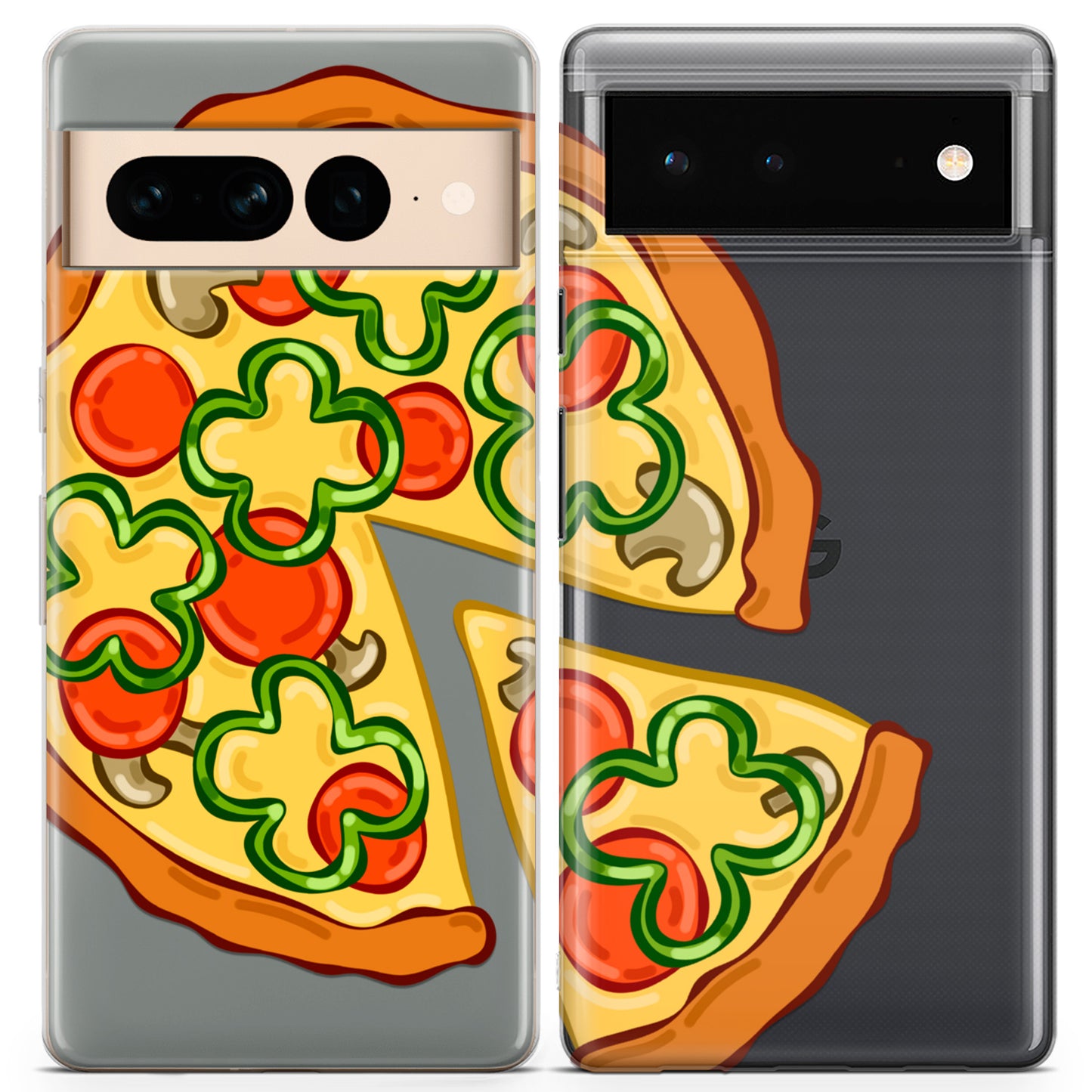 Cavka iPhone Couple Cases Cute Pizza Slices