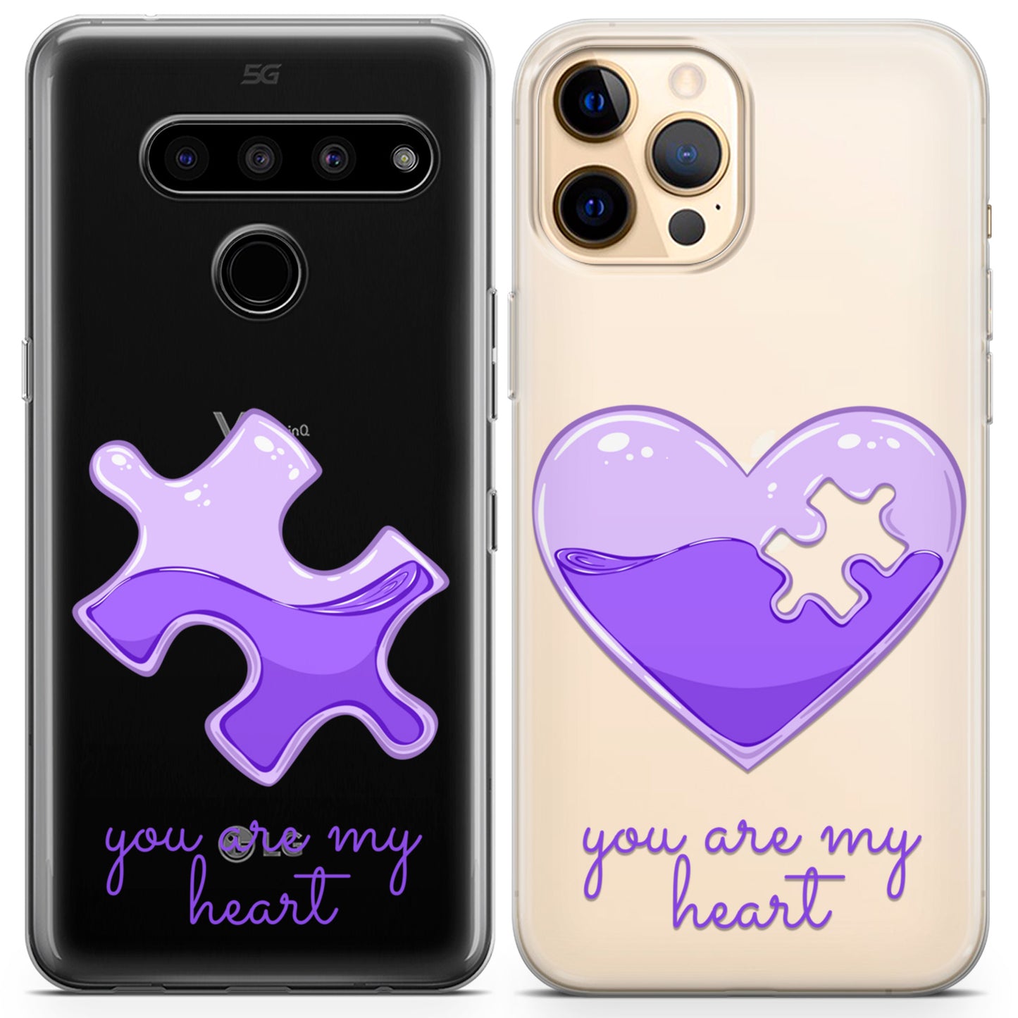 Cavka iPhone Couple Cases You Are My Heart