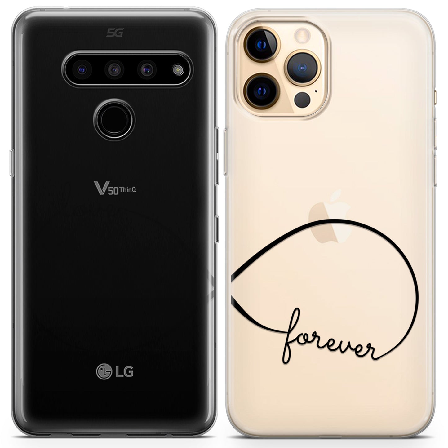 Cavka iPhone Couple Cases Love Forever Line