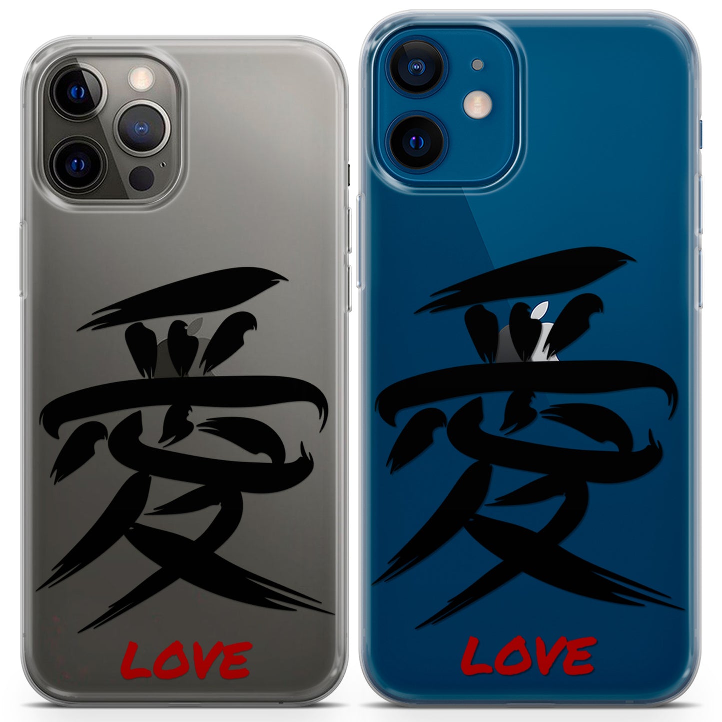 Cavka iPhone Couple Cases Love Hieroglyph