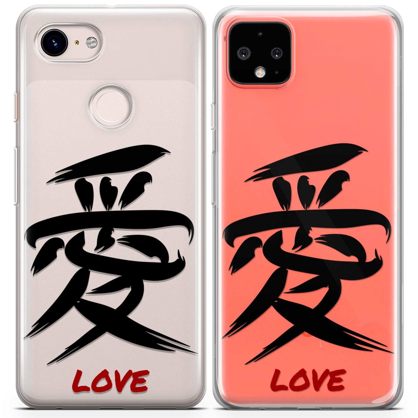 Cavka iPhone Couple Cases Love Hieroglyph