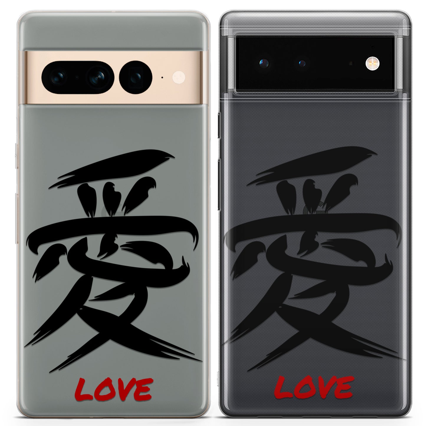 Cavka iPhone Couple Cases Love Hieroglyph