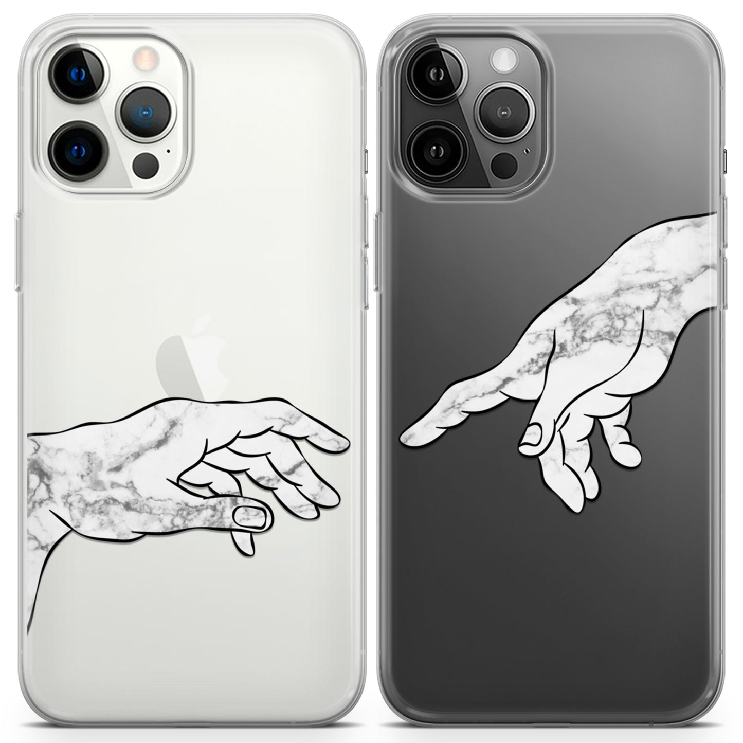 Cavka iPhone Couple Cases Michelangelo Hands