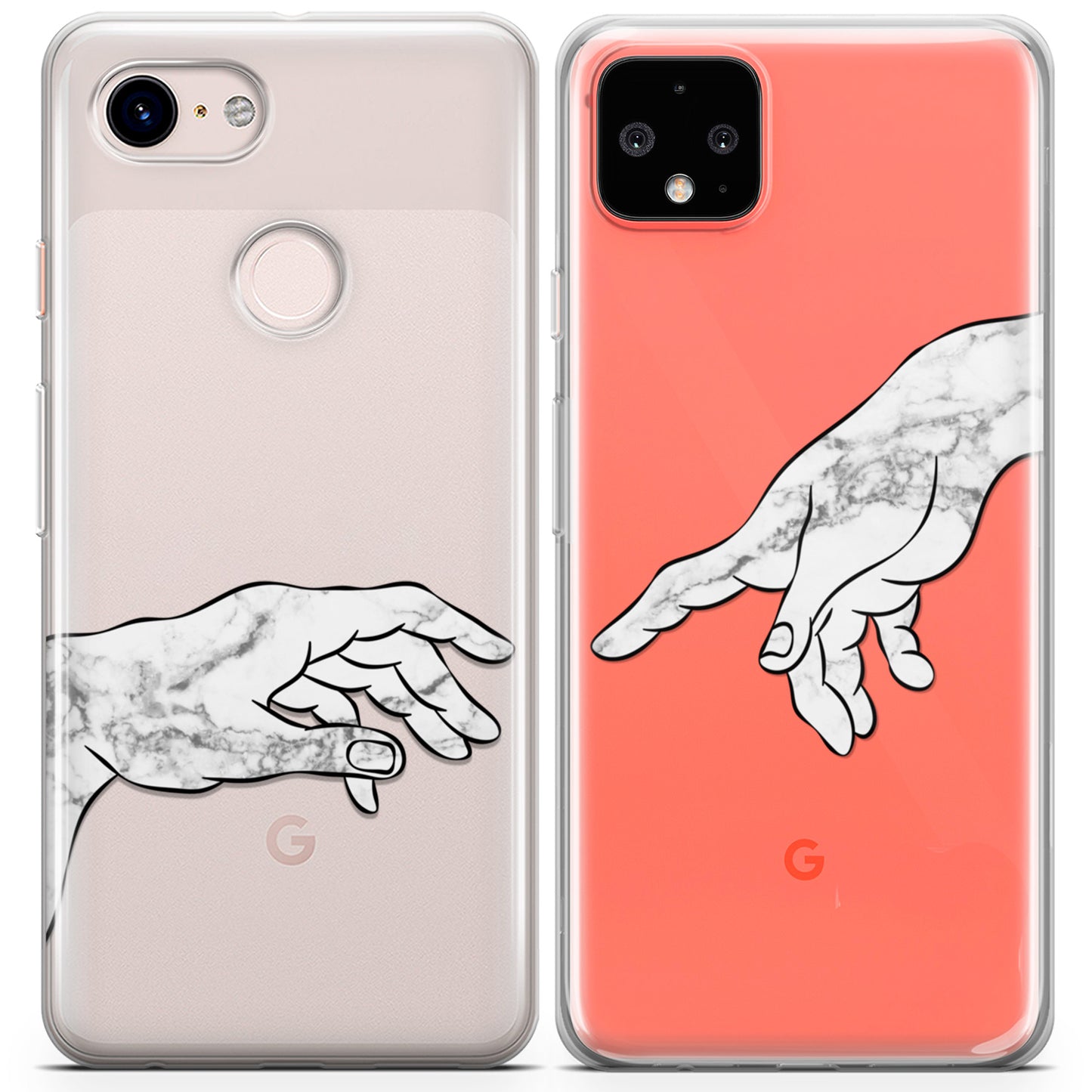 Cavka iPhone Couple Cases Michelangelo Hands