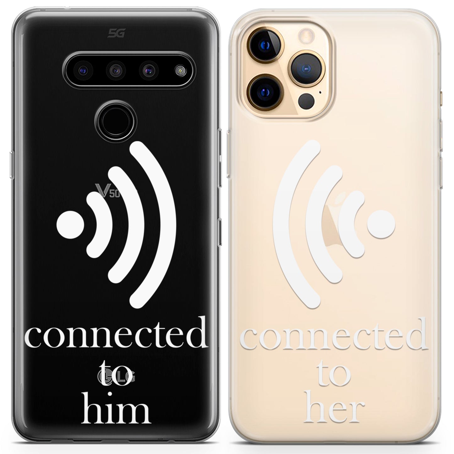 Cavka iPhone Couple Cases Connected