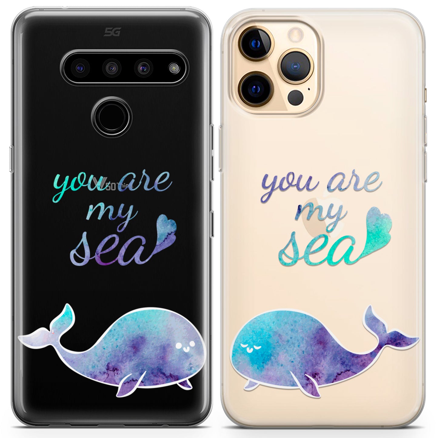 Cavka iPhone Couple Cases You Are My Sea