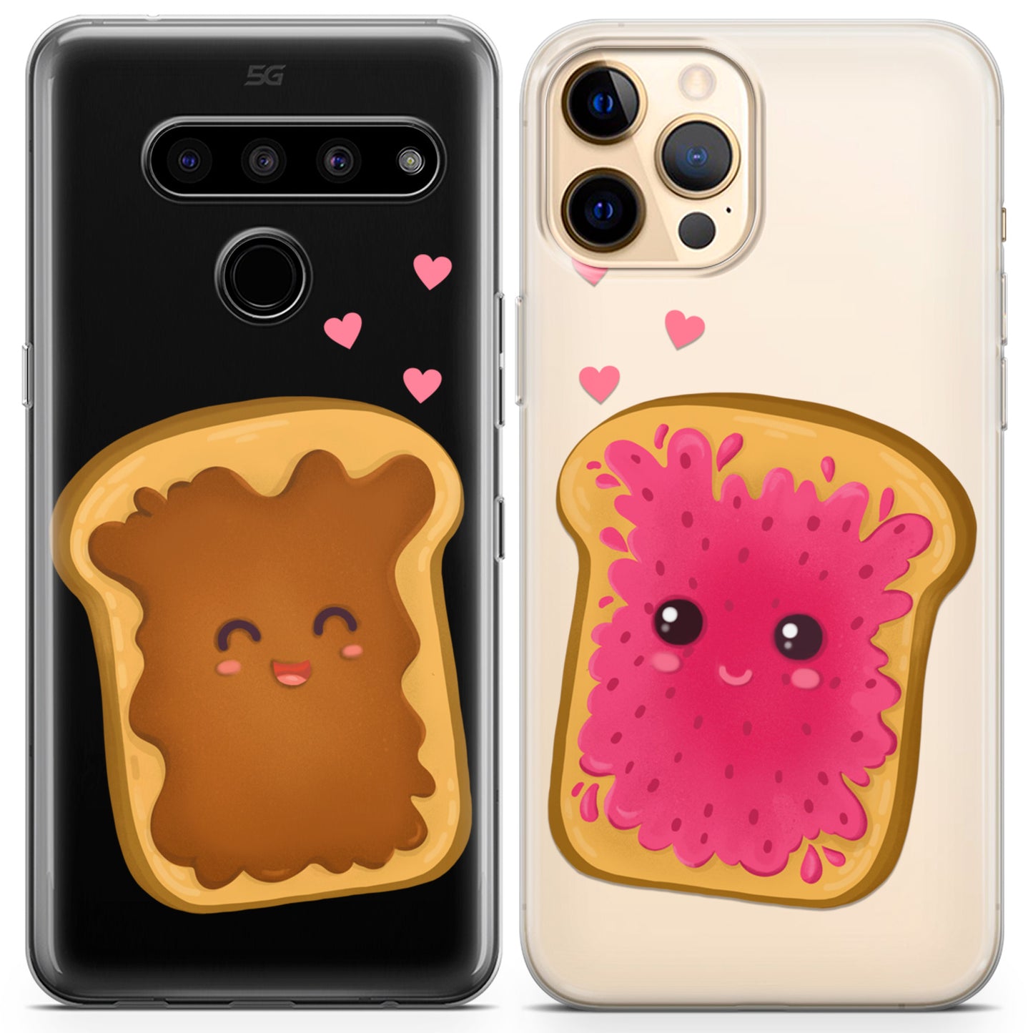 Cavka iPhone Couple Cases Jelly and Butter