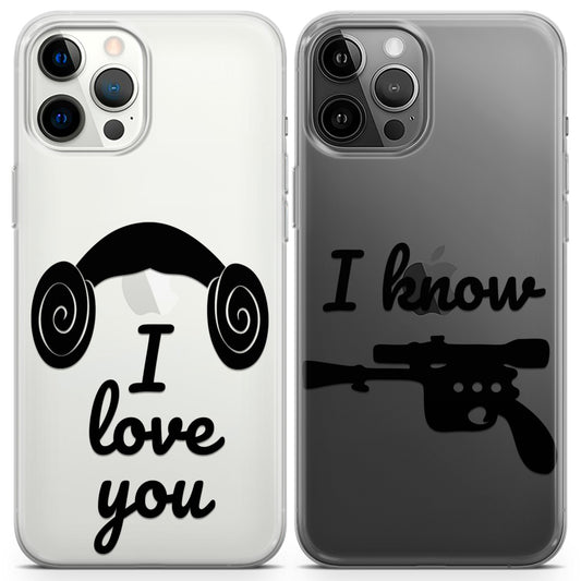 Cavka iPhone Couple Cases Sniper Rifle Quote