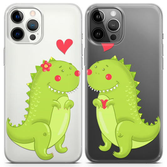 Cavka iPhone Couple Cases T Rex Love