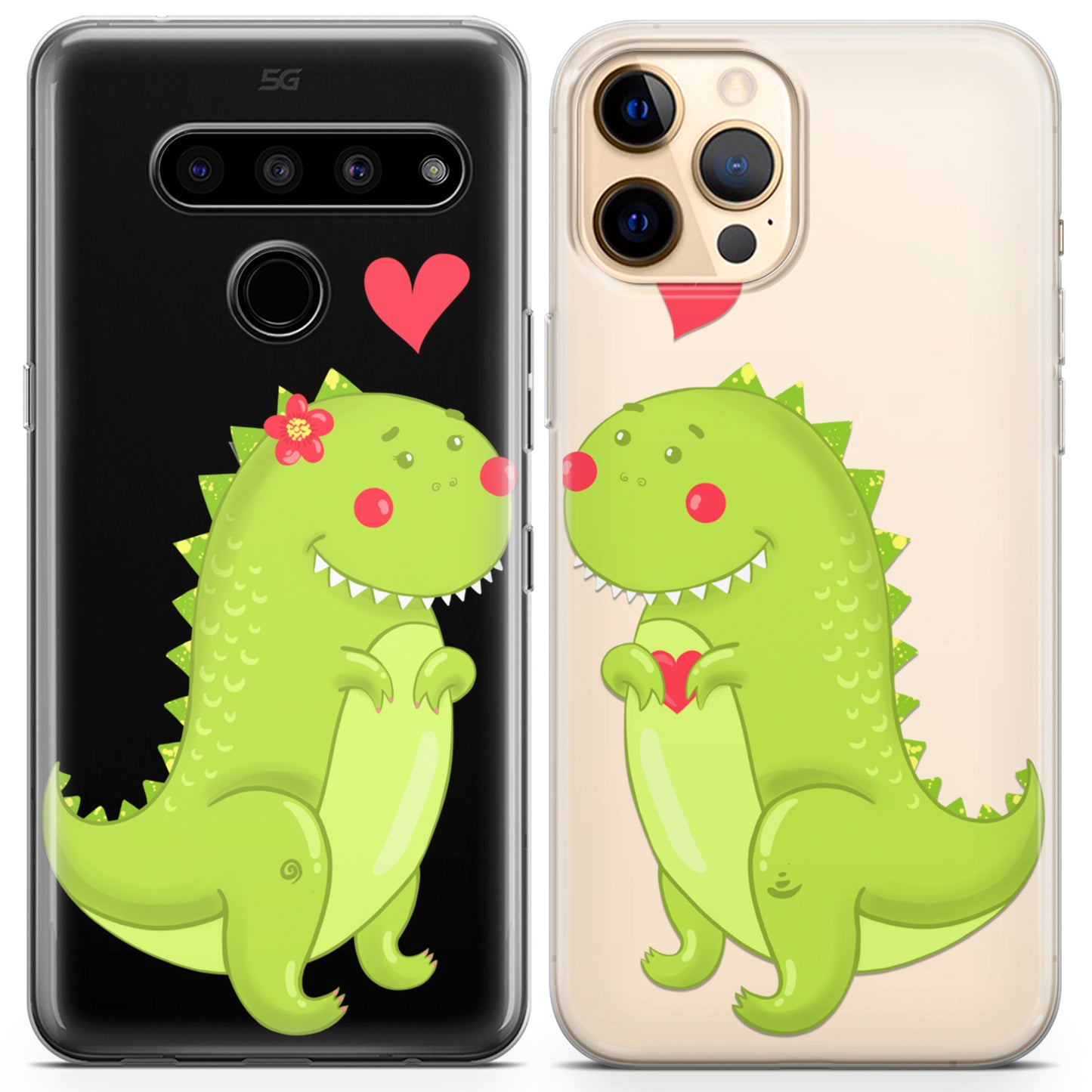 Cavka iPhone Couple Cases T Rex Love