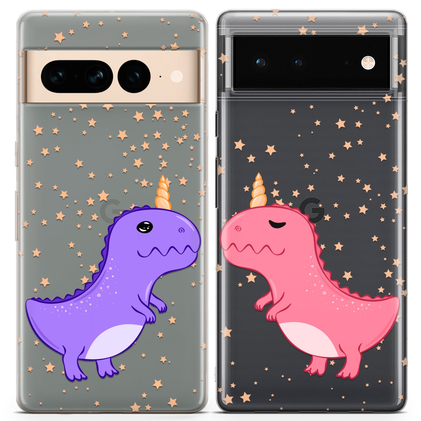 Cavka iPhone Couple Cases Funny Unicornasaurus