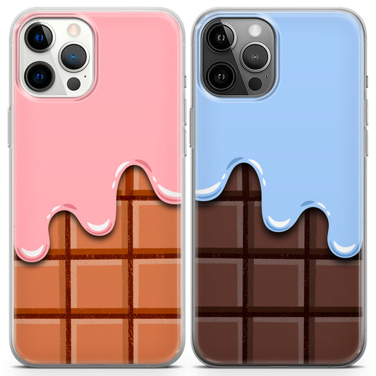 Cavka iPhone Couple Cases Melting Chocolate