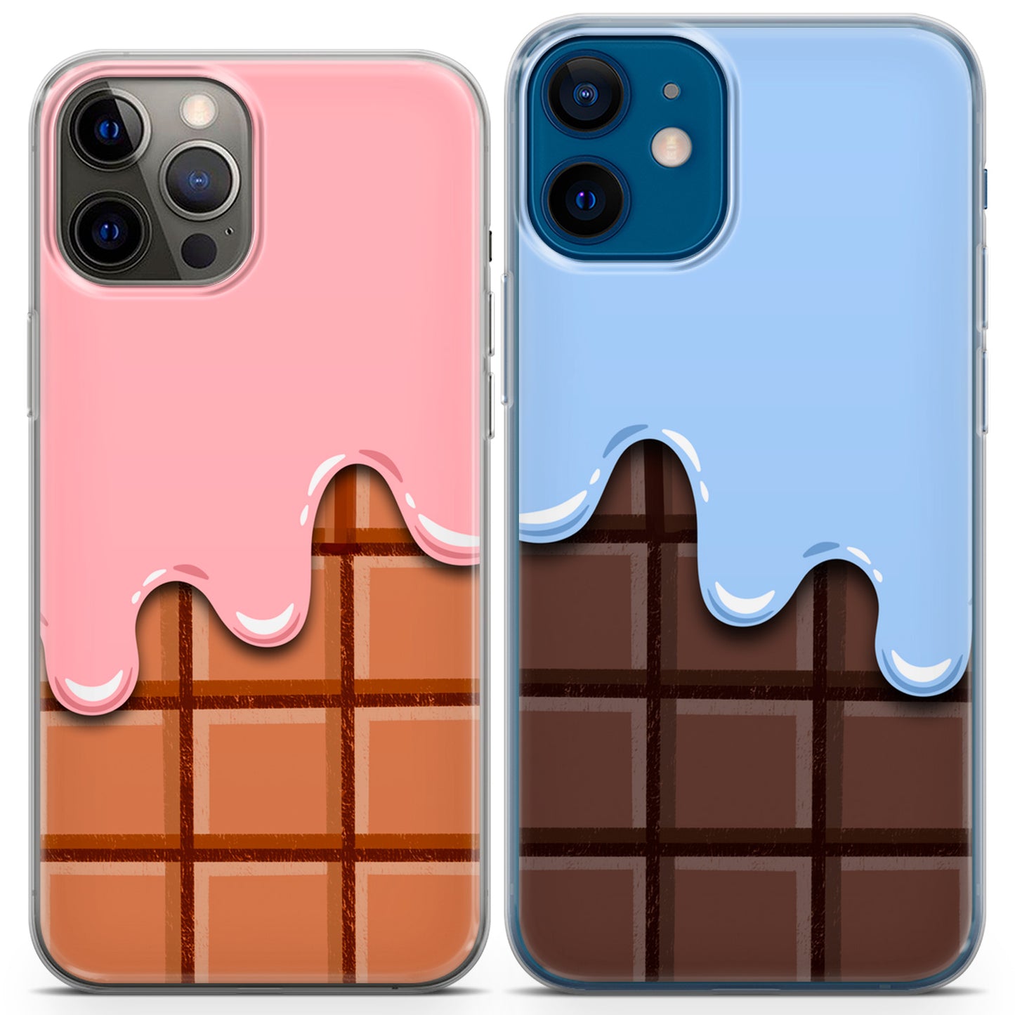 Cavka iPhone Couple Cases Melting Chocolate