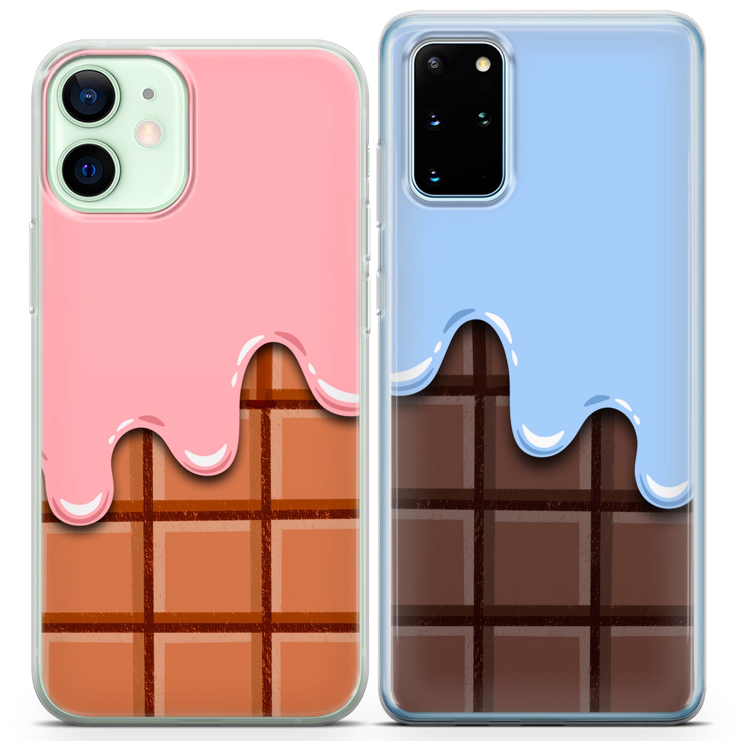 Cavka iPhone Couple Cases Melting Chocolate