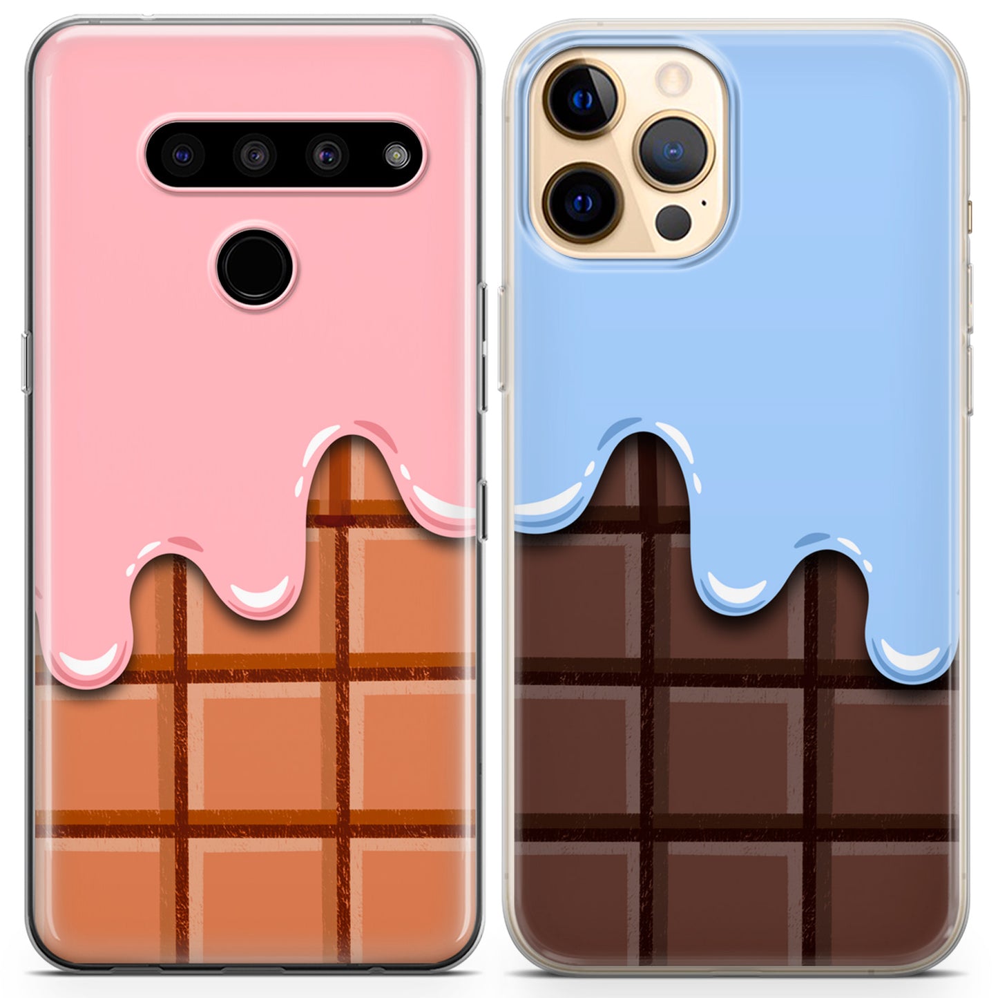 Cavka iPhone Couple Cases Melting Chocolate