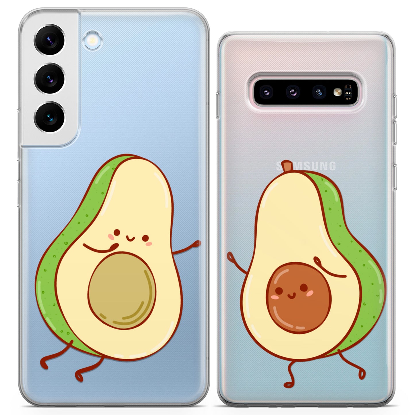 Cavka iPhone Couple Cases Avocado Halves Kawaii