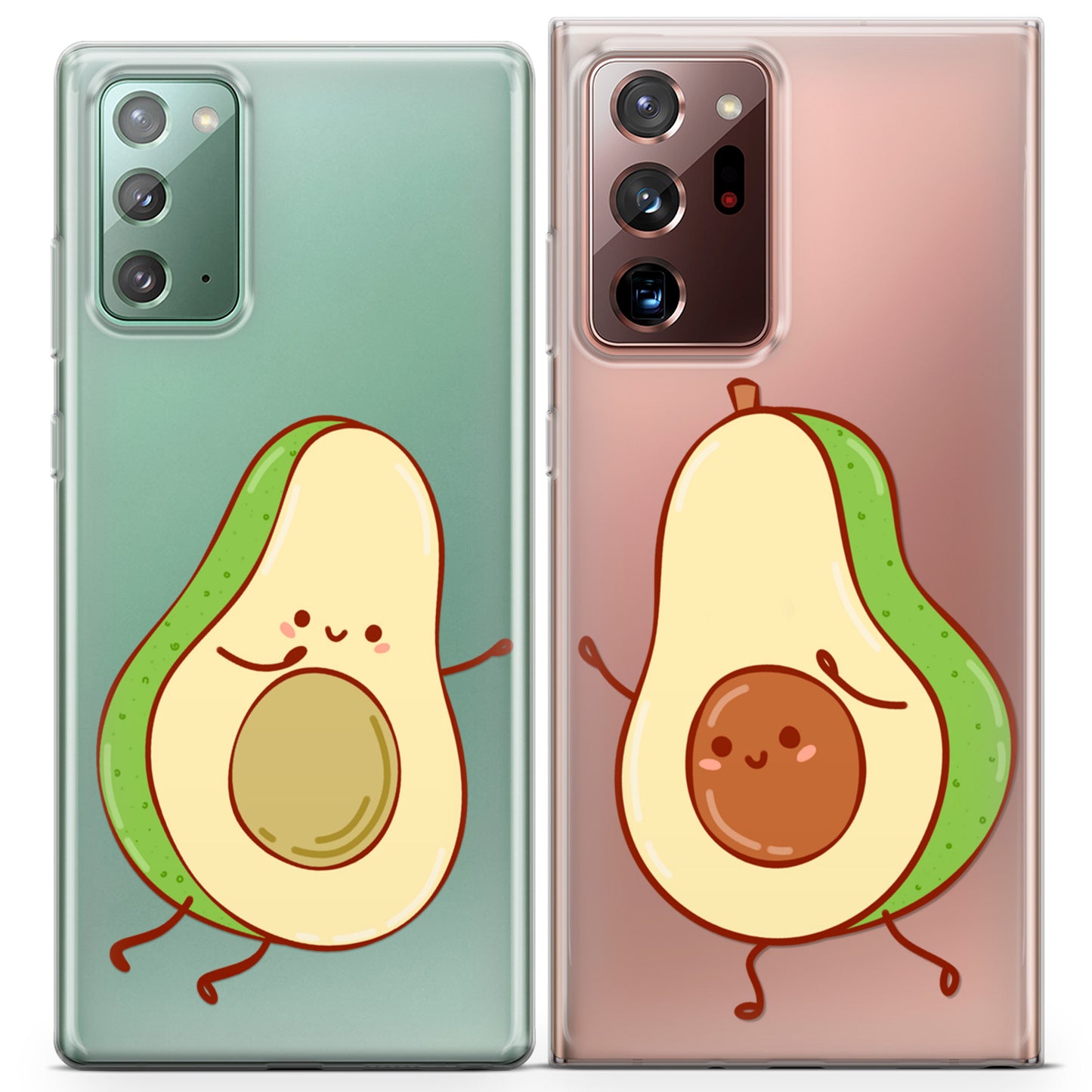 Cavka iPhone Couple Cases Avocado Halves Kawaii