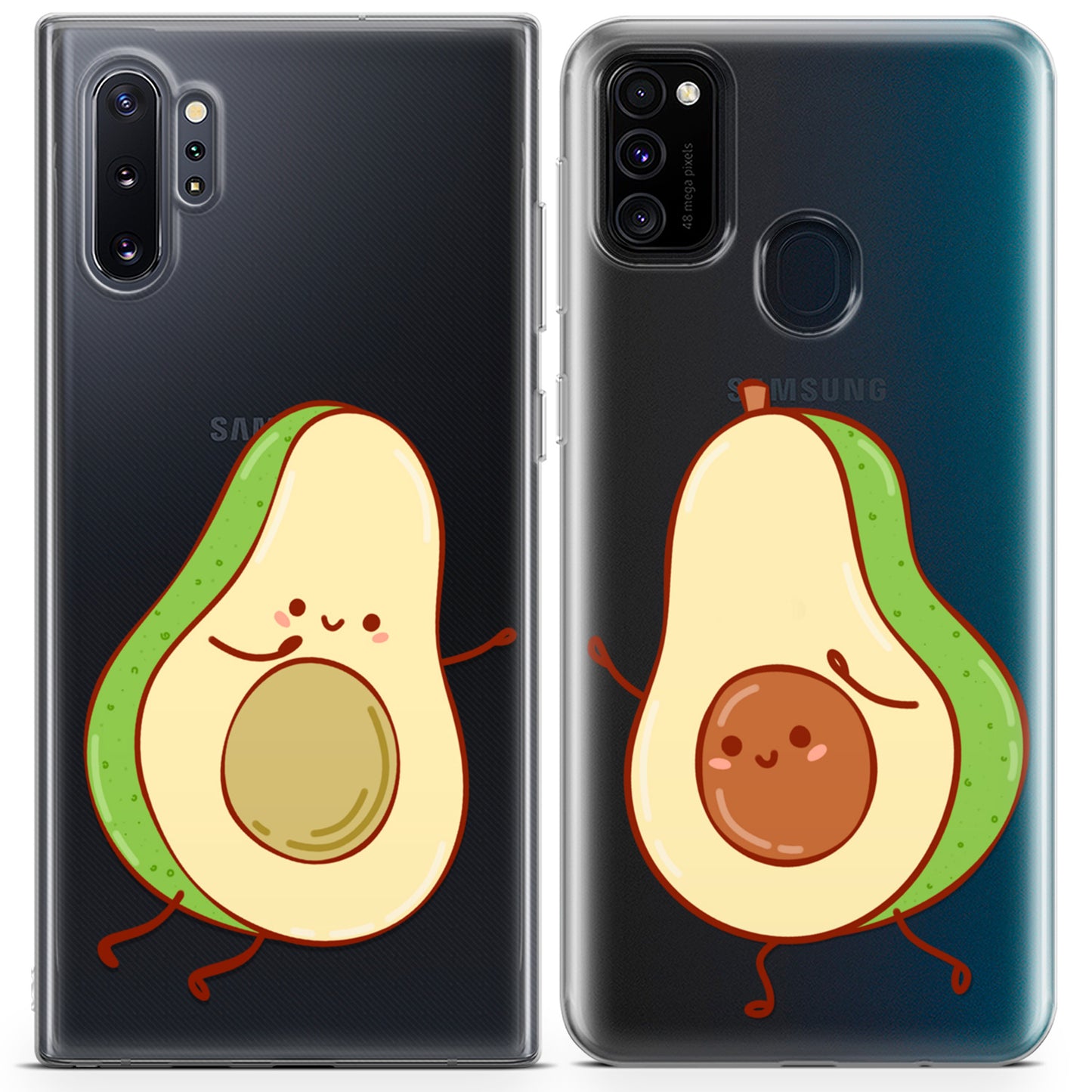 Cavka iPhone Couple Cases Avocado Halves Kawaii