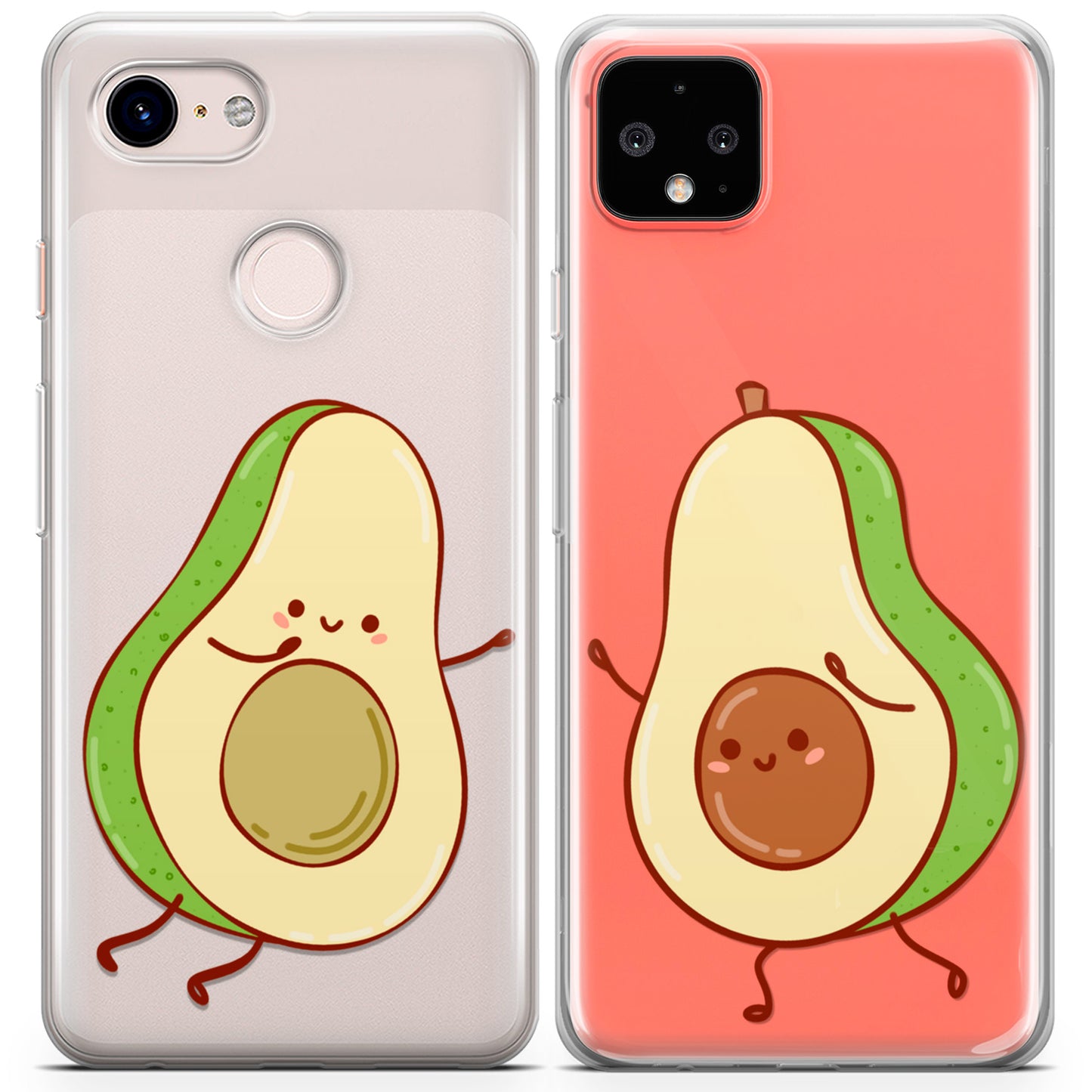 Cavka iPhone Couple Cases Avocado Halves Kawaii