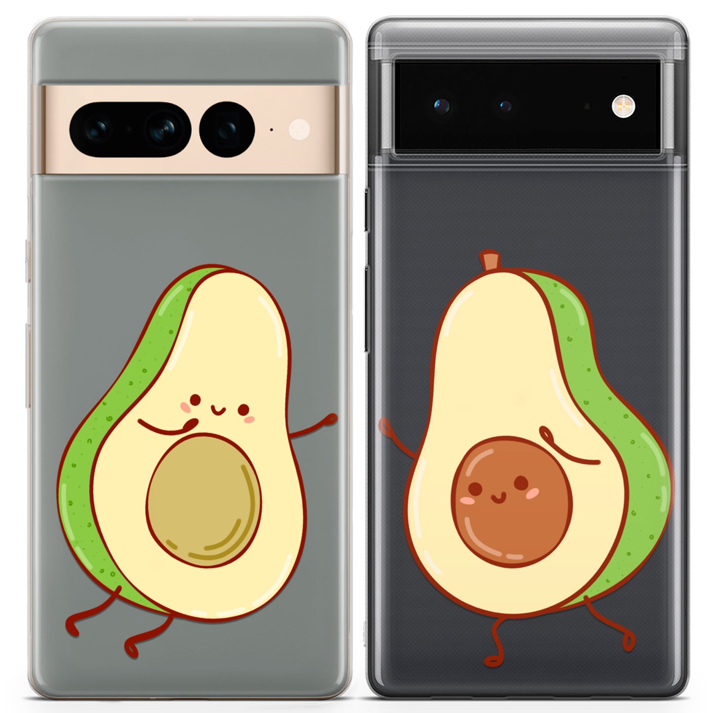 Cavka iPhone Couple Cases Avocado Halves Kawaii