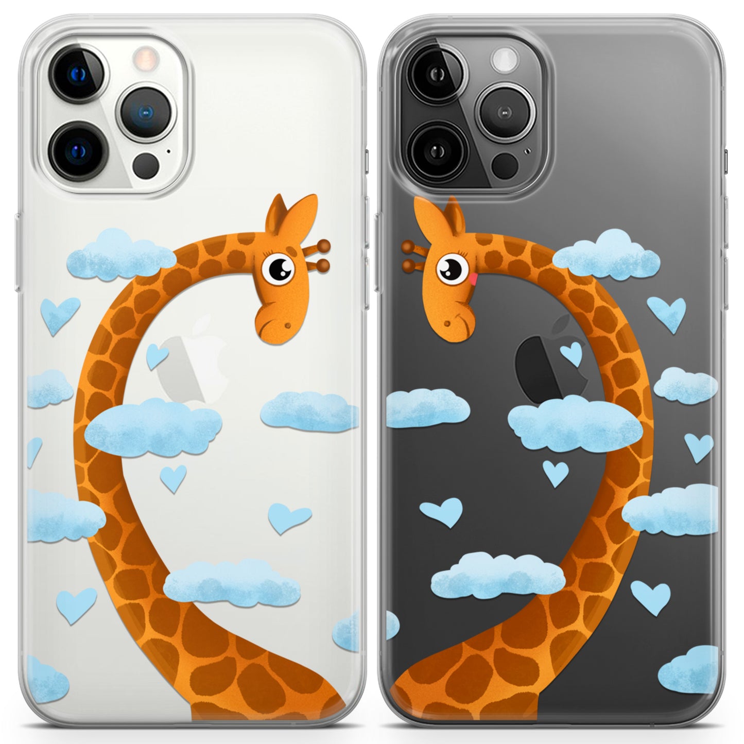 Cavka iPhone Couple Cases Adorable Giraffes